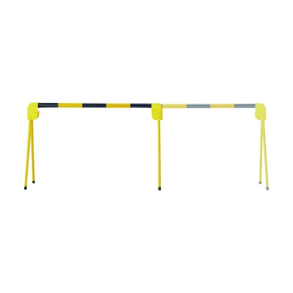 プラバー(簡易バリケード)プラバーTR(スライドタイプ) 黄/黒 0.7×1～2m(伸縮式) 122321 1個