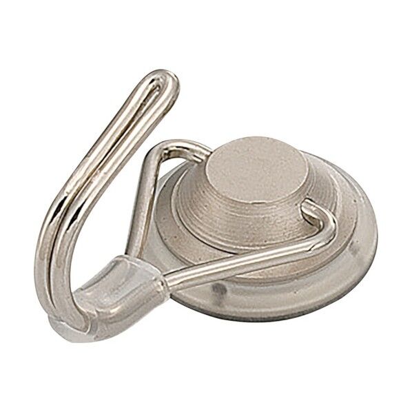 強磁力マグネットフック MF‐836S 耐荷重3kg シルバー 24mmΦ 313006 1個