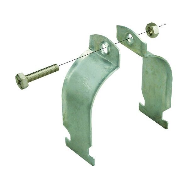 ネグロス電工 ダクタークリップ溶融亜鉛 Z-DC24BP 1個