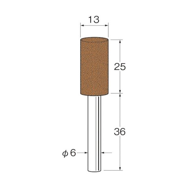 軸付砥石 G6114 5本