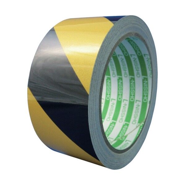 日東エルマテ 再帰反射テープ 150mmX10m イエロー/ブラック