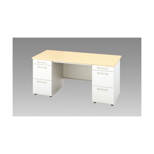 両袖デスク XEDH167GG-WS 1点