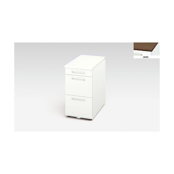 脇デスク ロングレール仕様 XEHH047H-WWN 1点