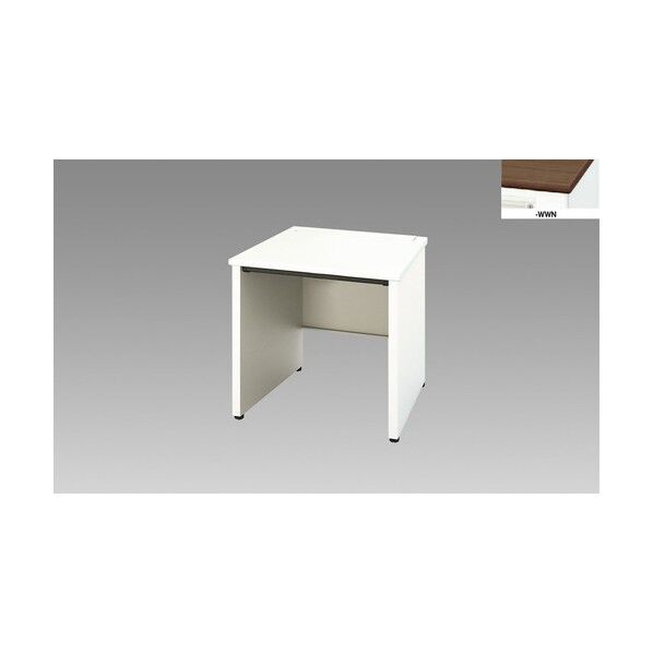 平デスク (パネル脚タイプ・浅型引出し付) XEHH087FP-S-WWN 1点