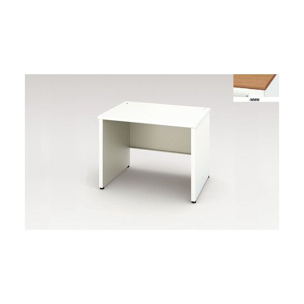 平デスク (パネル脚タイプ・引出し無し) XEHH107FDNP-WMW 1点