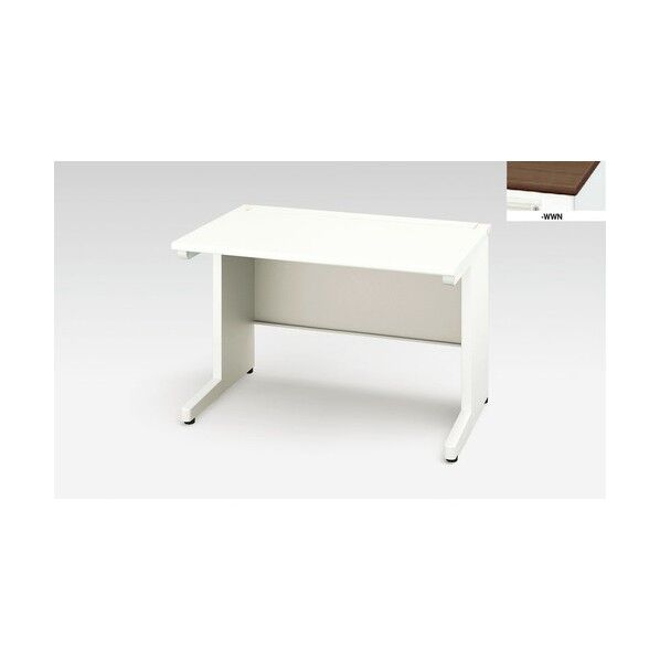 平デスク (引出し無し) XEHH117FDN-WWN 1点