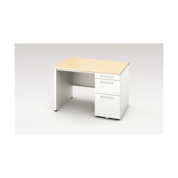 片袖デスク(ロング、パネル脚 XEHH117KP-WS 1点