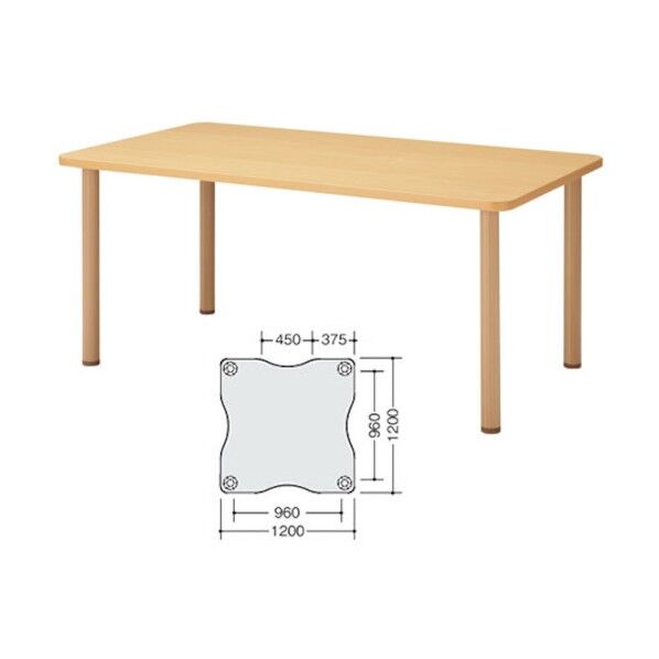 テーブル RTA1212WL-NA 1点