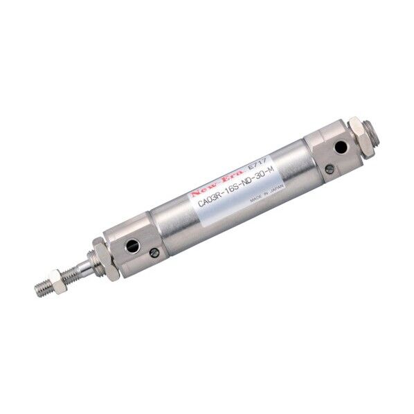 スピードコントローラー付シリンダΦ10ストローク65mm横方向・マグネット付 CS03R-10S-ND-65-P 1点