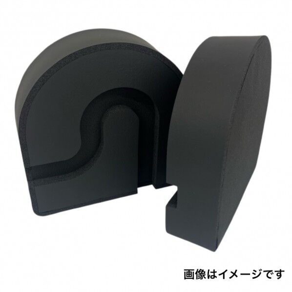 ラップカバー 銅管オイルトラップ用 黒 配管径12.7mm×厚み20mm 1個
