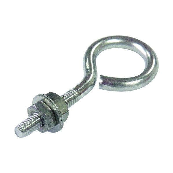 ネジ釘/ステンレスヒートン(ナット足) 全長49mm SEH40B 100個