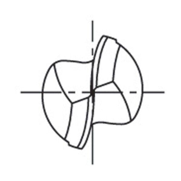 ボールエンドミル(2枚刃)