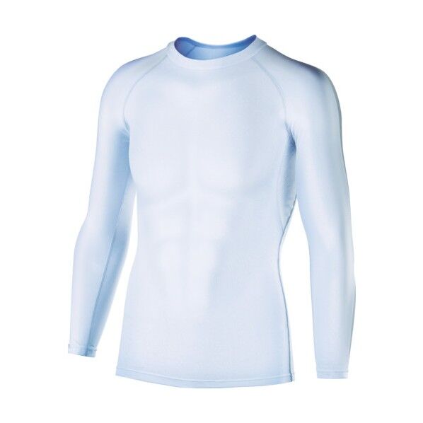 冷感・消臭パワーストレッチシャツ (クルーネック) 長袖