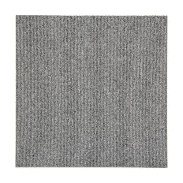 大島屋 タイルカーペット 50x50cm グレー KT-105 1点