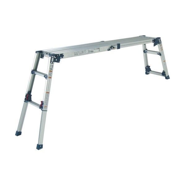 足場台DWV型 脚アジャスト式 天場スライド式 イエロー DWV-S120 1