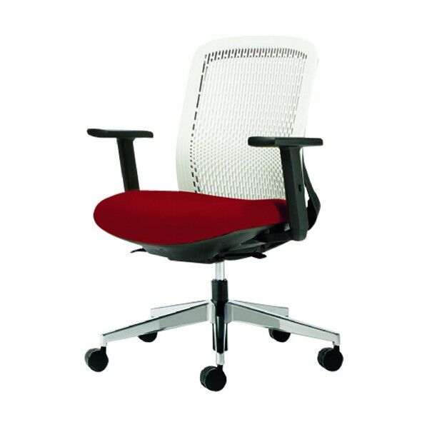 ※法人専用品※プラス 41597)事務イス Try KD-TR52SEL RD 1点
