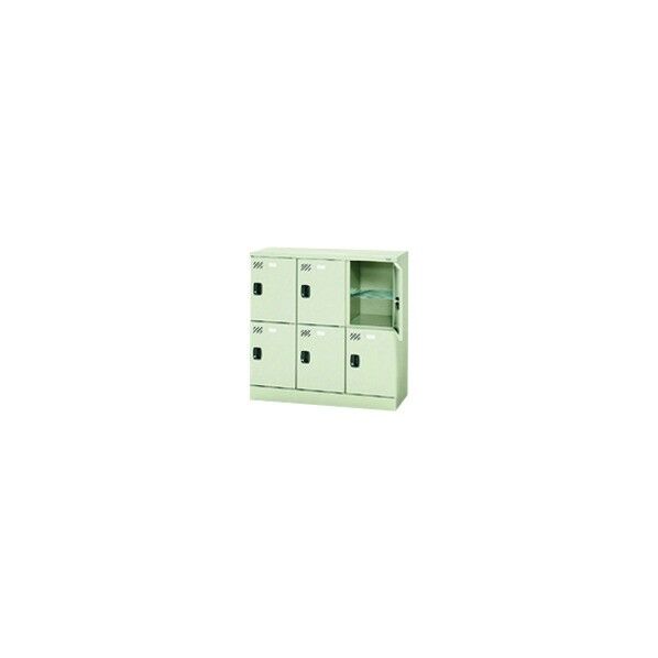 プラス 71066)多人数用ロッカー KL-L32K LGY 1点