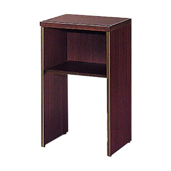 24713)電話機台 EX-085DT-N BR 1点