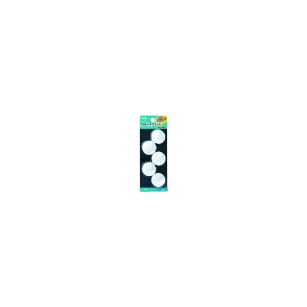 プラス 80600)カラーマグネット CP-030M ホワイト CP-030M WH 1点