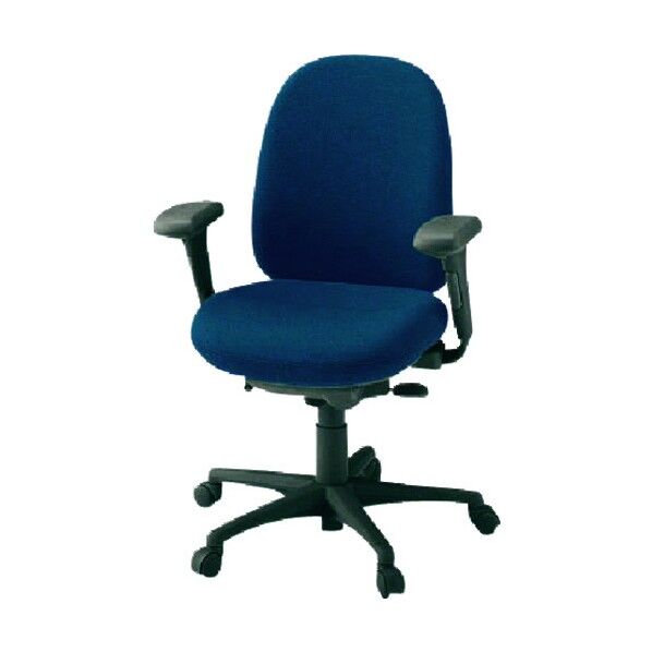 プラス 652832)事務イス 950-2 KD-F22SEL-N BL 1点