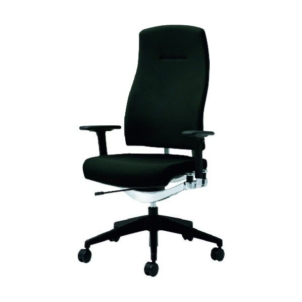 プラス 696408)事務イス リオルガワン KD-RP65SL BK 1点