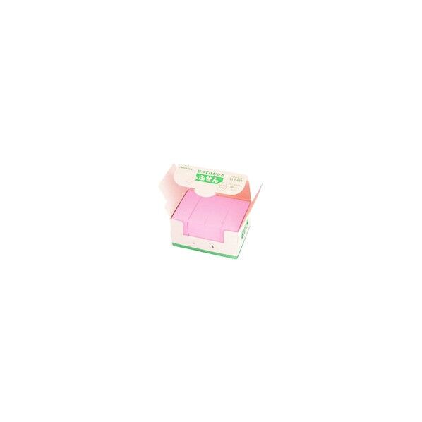 プラス 354389ふせんBOX75×25mm桃X2箱P402JP40 P402J-P40 1点