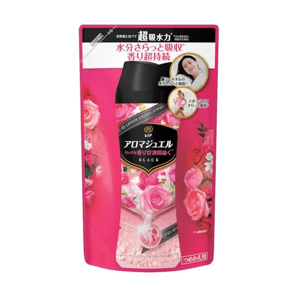 レノア アロマジュエル 香り付け専用ビーズ アンティークローズ&フローラル 詰め替え 415mL 098290 1点
