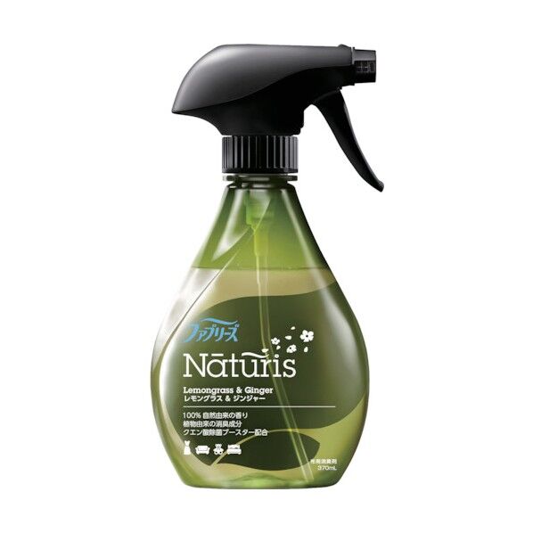 P&Gジャパン ファブリーズ ナチュリス 消臭スプレー 布用 レモングラス&ジンジャー 本体 370mL 858229 1点