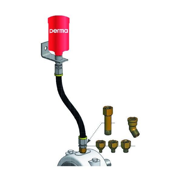 パーマNOVA 温度センサー付き自動給油器 SF01標準グリス125CC付 1セット