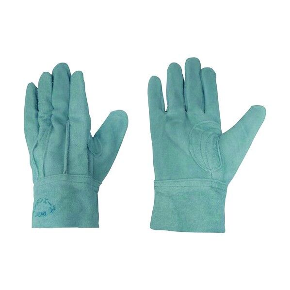 国産床革背縫オイル加工手袋