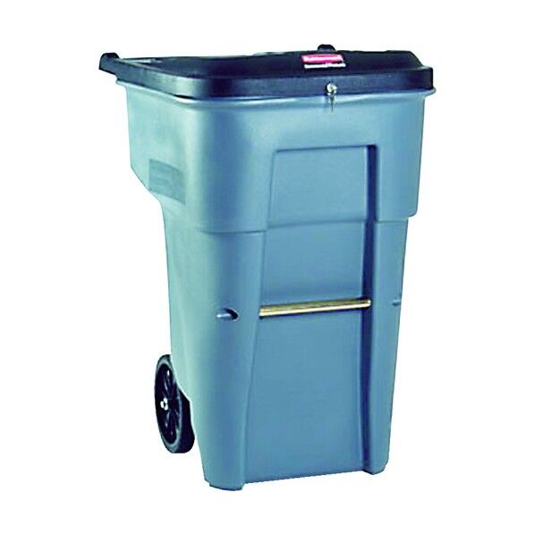 ビッグホイールコンテナ (機密文書廃棄用) スタンダードタイプ鍵付・フタ穴付