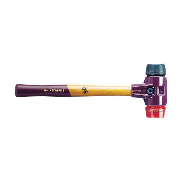 シンプレックスハンマー ゴム(黒) /プラスティック(赤)