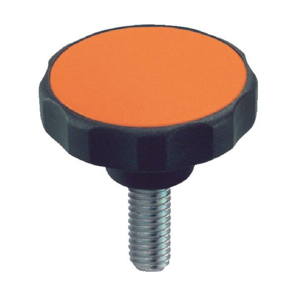 スターグリップ オネジ付 プラスチック オレンジ 24750.0102 1点