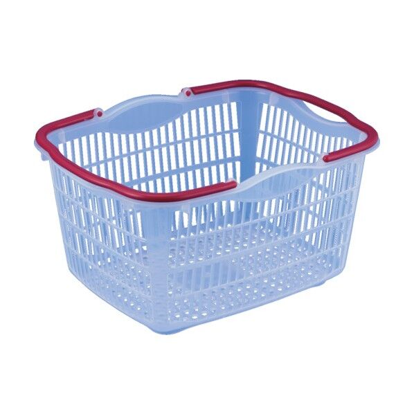 サンコー サンショップカーゴ10L 透明/レッド