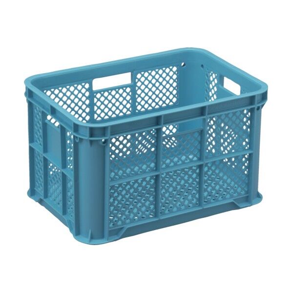 スタッキングコンテナー 104905 玉コンB型 4持手、2印刷面 ライトブルー 104905-BLL 1点