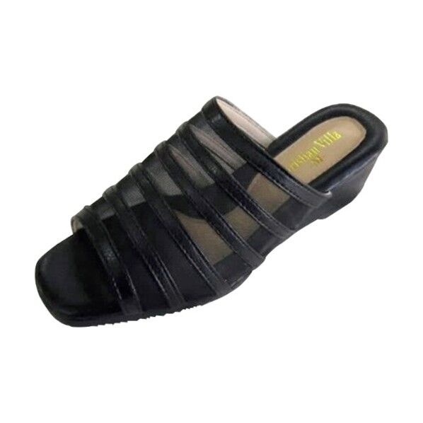 シースルーサンダル ブラック L T22208 BK L 1足