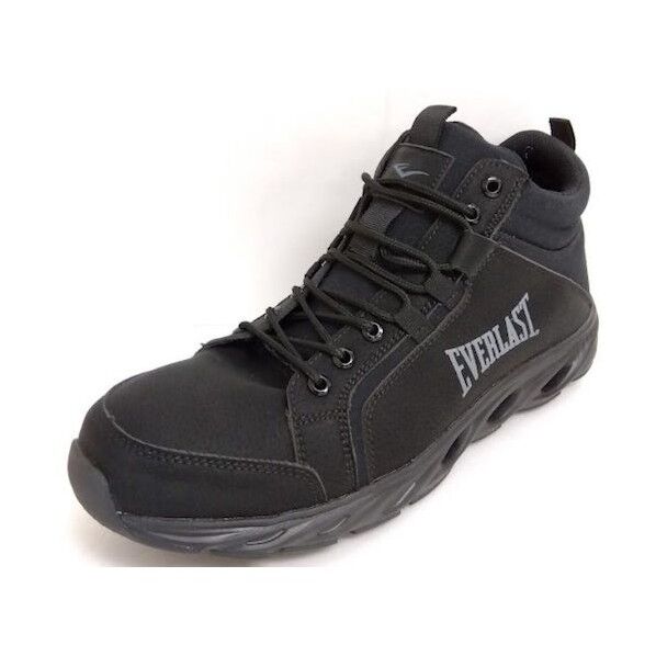 スター・トレーディング 【EVERLAST】 ハイカットセーフティーシューズ ブラック 24.5 STE-810 BK 24.5 1足
