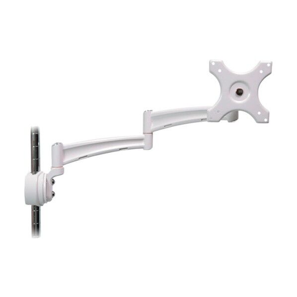4軸式モニターアームポールマウント 130 x 650 x 68 mm MARM1120W 1台