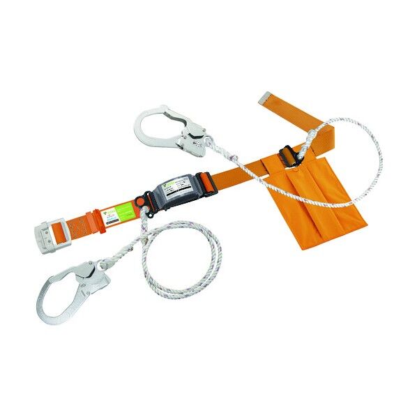 カルラック ロープ+補助ロープ式 (墜落制止用器具) イエロー KLN-W-YL 1点