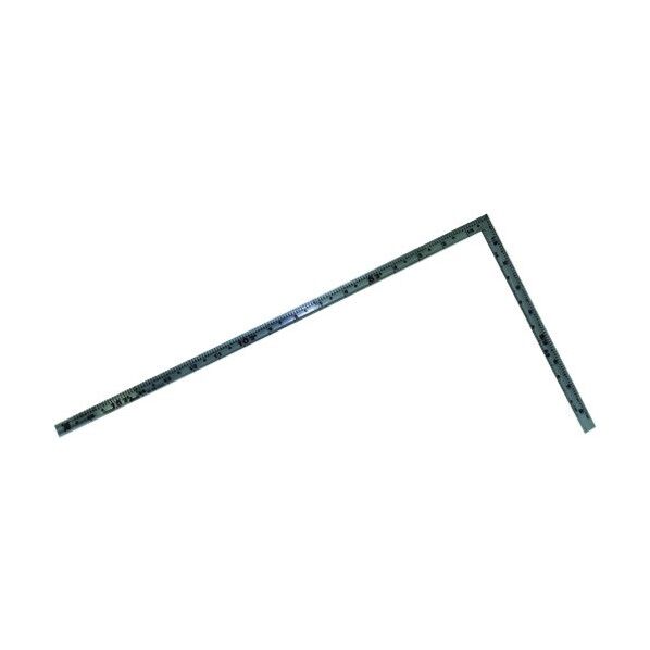 曲尺 内ぴた鶴亀 大工用裏面角目盛赤数字入(さしがね) シルバー 1尺6寸 10340 1点