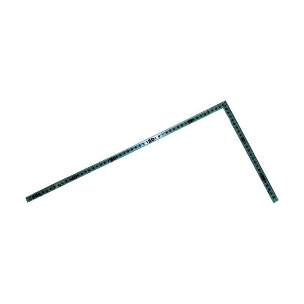 曲尺 日本一 裏面1尺5寸併用目盛赤数字入(さしがね) シルバー 50cm 10011 1点