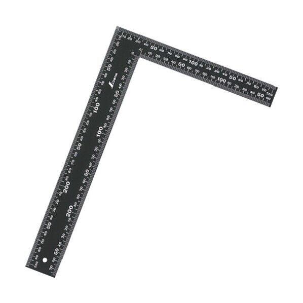 フラットスコヤ黒地白目盛