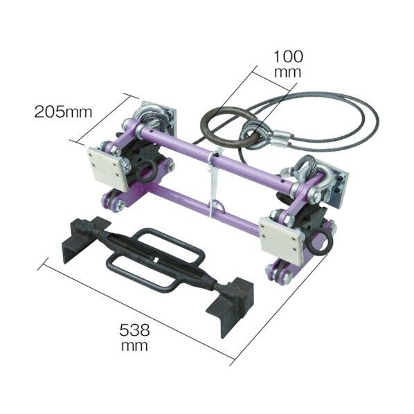 U字溝吊クランプ内張型(パッド式)