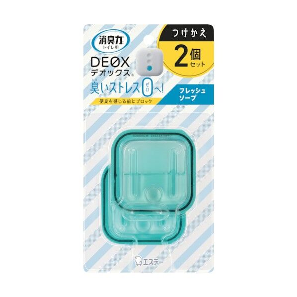 消臭力 DEOX つけかえ 2個セット フレッシュソープ ST12975 1点