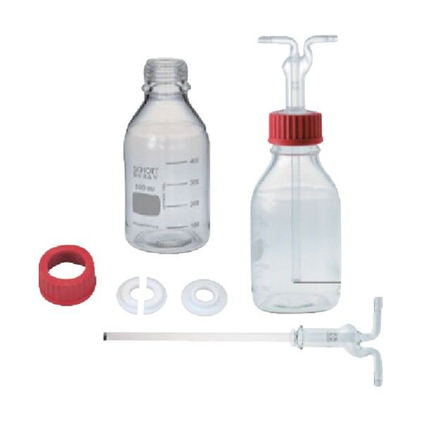 ねじ口洗浄びん フィルター付