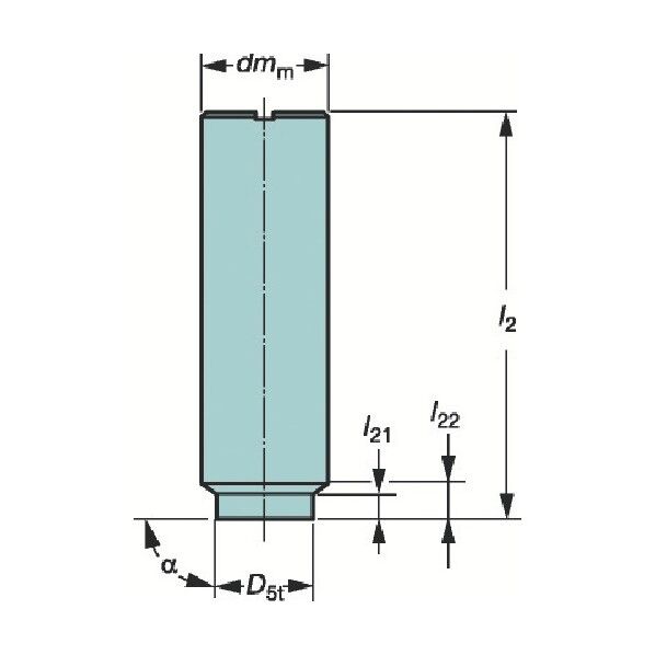 コロミルEH円筒シャンクホルダ E10-A10-SE-100 1