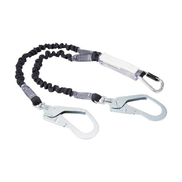 DBI-サラ EZ-Stop 伸縮式ランヤード タイプ1 スイベルフック ツイン 1246511 1点