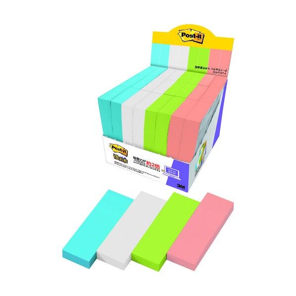 ポスト・イット強粘着マルチカラー4増量 5001SS-MC-4 1個