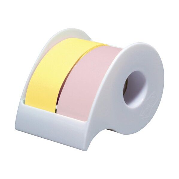ポスト･イット 全面粘着ロール 25mmX10m イエロー/ピンク PTR-25YP 1点