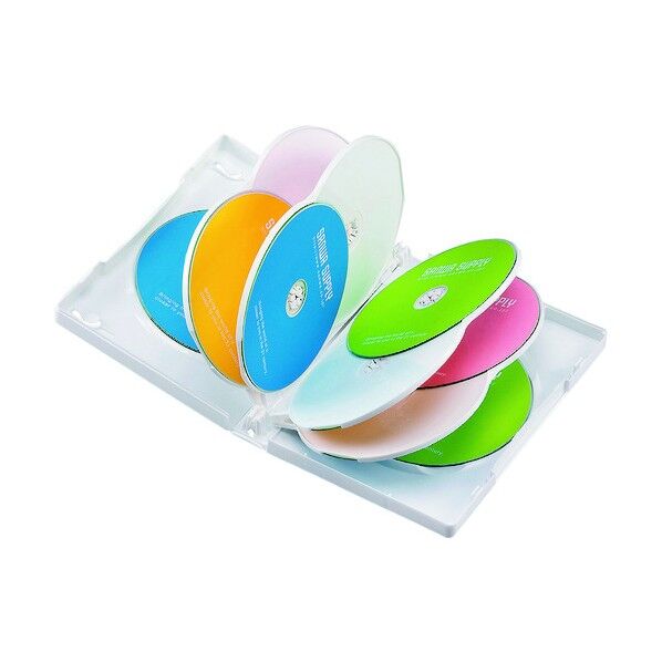 DVDトールケース 10枚収納 DVD-TW10-03W 3枚